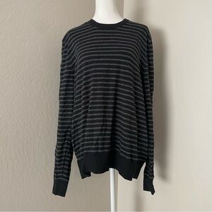 Goodfellow & Co Men's Dark Striped Crewneck Sweater